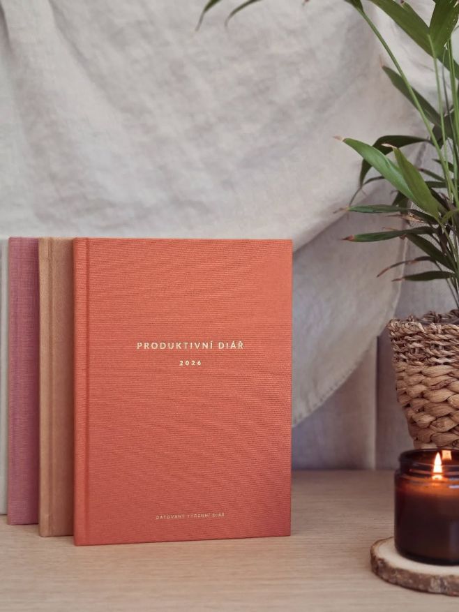Konec slevy 20 % na Produktivní diář 2026 už o dnešní půlnoci ⌛️💨