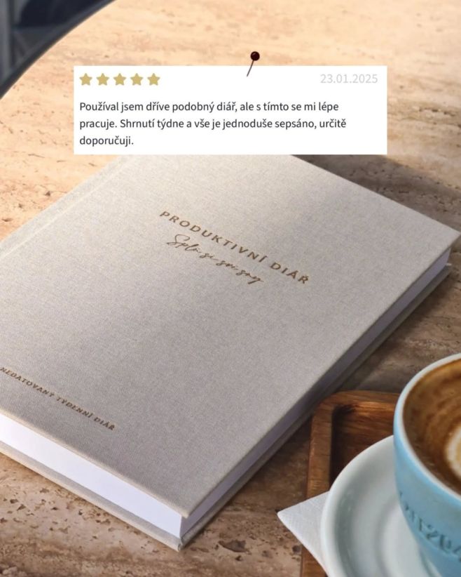 Váháš, jestli je Produktivní diář 2026 to pravé i pro tebe? Tady je pár vzkazů od těch, kteří ho používali minulý rok. 💬